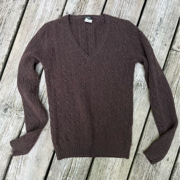 JCREW Cable Knit Wool Blend Sweater J. Crew - XS - Picture 1 of 7
